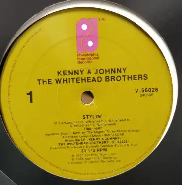 Kenny & Johnny The Whitehead Brothers, Whitehead Bros. - Stylin'