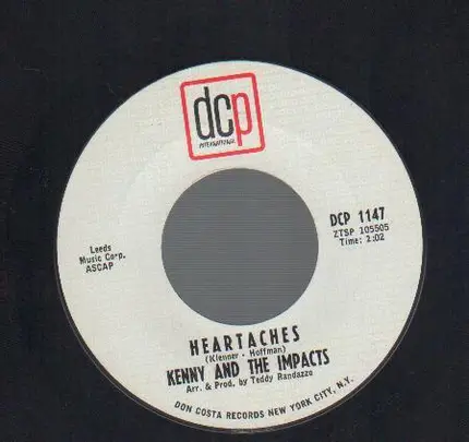 Kenny And The Impacts - Heartaches / Wishing Well
