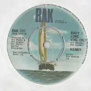 7inch Vinyl Single - Kenny - Baby I Love You, OK!