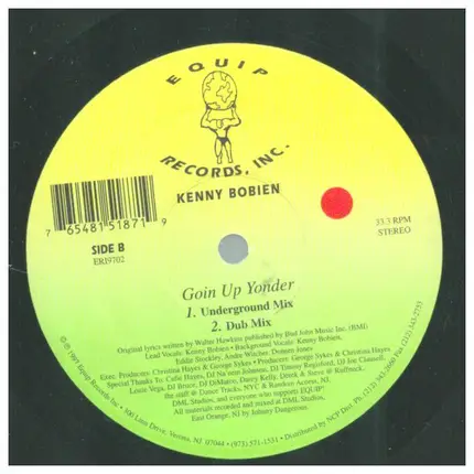 Kenny Bobien - Goin Up Yonder