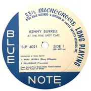LP - Kenny Burrell With Art Blakey - On View At The Five Spot Cafe - Mono