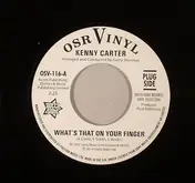 Kenny Carter - What's That On Your Finger