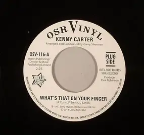 Kenny Carter - What's That On Your Finger