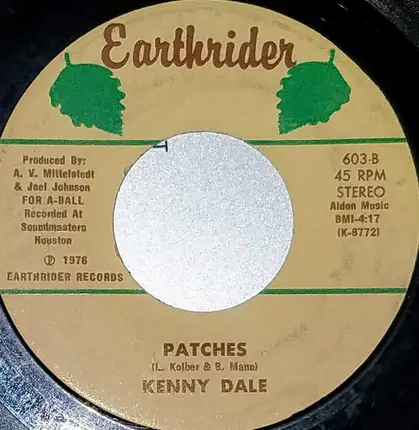 Kenny Dale - Bluest Heartache Of The Year / Patches