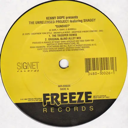 Kenny "Dope" Gonzalez Featuring Shaggy - The Unreleased Project - Gunshot