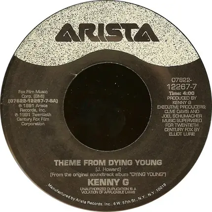 Kenny G - Theme From Dying Young
