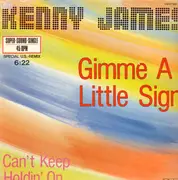 12inch Vinyl Single - Kenny James - Gimme A Little Sign (Special U.S.-Remix)