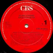 LP - Kenny Loggins - Back To Avalon