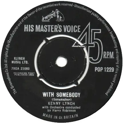 Kenny Lynch - For You (There's Not A Thing I Wouldn't Do)