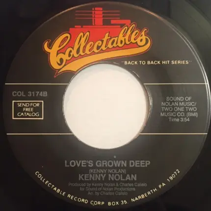 Kenny Nolan - I Like Dreamin' / Love's Grown Deep