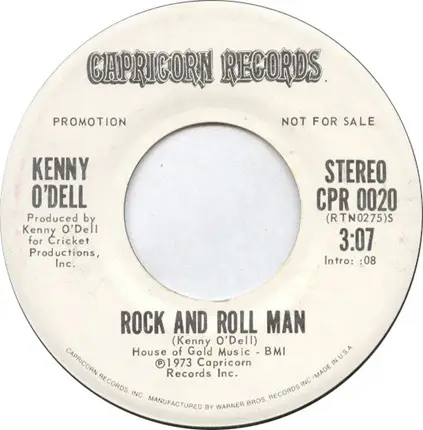 Kenny O'Dell - Rock And Roll Man