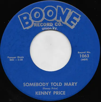 Kenny Price - Grass Won't Grow On A Busy Street