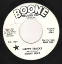 7inch Vinyl Single - Kenny Price - Happy Tracks / The Clock