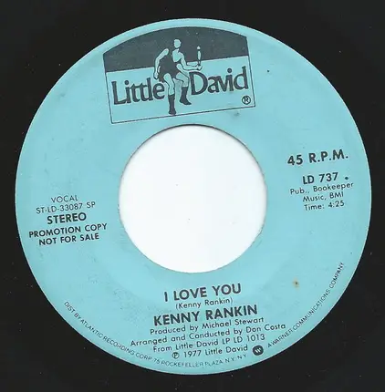 Kenny Rankin - When Sunny Gets Blue / I Love You