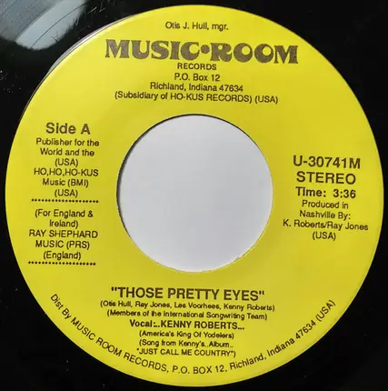 Kenny Roberts - Those Pretty Eyes / Good Gravy Mabel