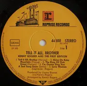 LP - Kenny Rogers & The First Edition - Tell It All, Brother