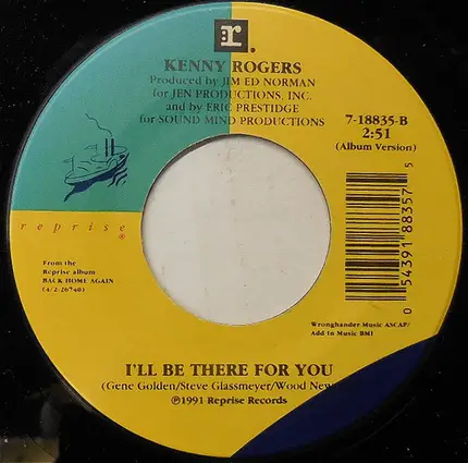 Kenny Rogers - Bed Of Roses / I'll Be There For You