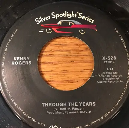 Kenny Rogers - I Don't Need You / Through The Years