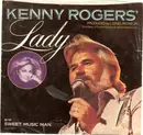 7inch Vinyl Single - Kenny Rogers - Lady / Sweet Music Man