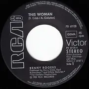 7inch Vinyl Single - Kenny Rogers - This Woman