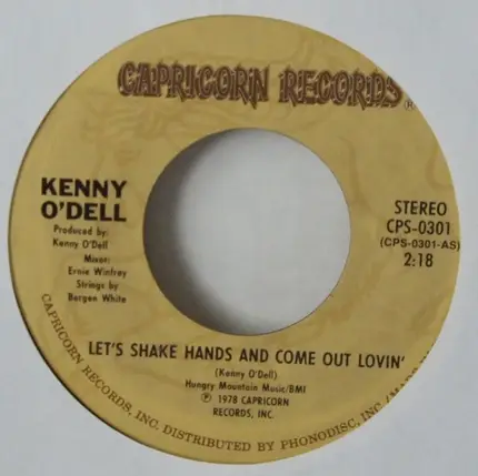 Kenny O'Dell - Let's Shake Hands And Come Out Lovin'