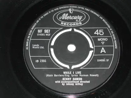 Kenny Damon - While I Live