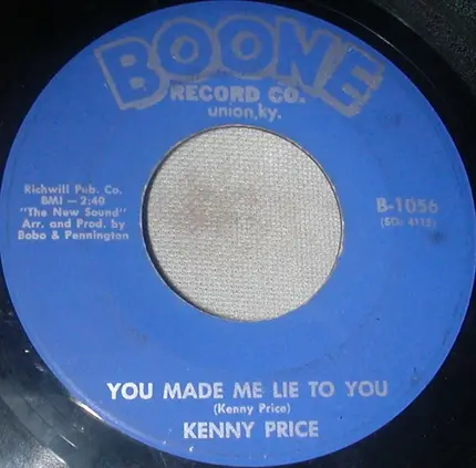Kenny Price - Pretty Girl, Pretty Clothes, Pretty Sad