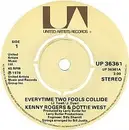 7inch Vinyl Single - Kenny Rogers & Dottie West - Everytime Two Fools Collide