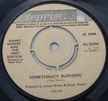 Kenny Rogers & The First Edition - Something's Burning