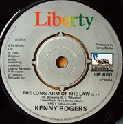 7inch Vinyl Single - Kenny Rogers - The Long Arm Of The Law