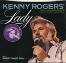 7inch Vinyl Single - Kenny Rogers - Lady / Sweet Music Man