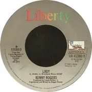 7inch Vinyl Single - Kenny Rogers - Lady / Sweet Music Man