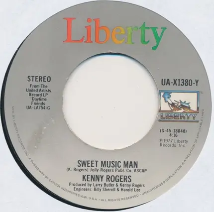 Kenny Rogers - Lady / Sweet Music Man