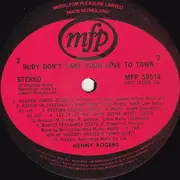 LP - Kenny Rogers - Ruby Don't Take Your Love To Town