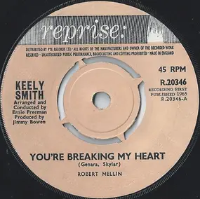 Keely Smith - You're Breaking My Heart