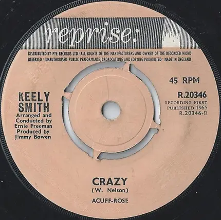 Keely Smith - You're Breaking My Heart