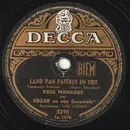 Schellack - Kees Manders Met Erger En Zijn Musette Orkest - Land van Patékes En Frit / Het Cafetje ....