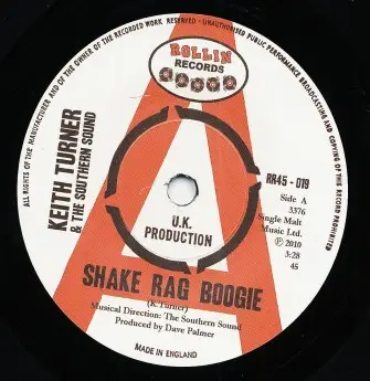 Keith Turner & The Southern Sound - Shake Rag Boogie