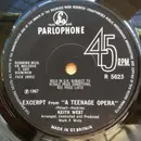 7inch Vinyl Single - Keith West / Mark Wirtz Orchestra - Excerpt From 'A Teenage Opera' - Solid centre