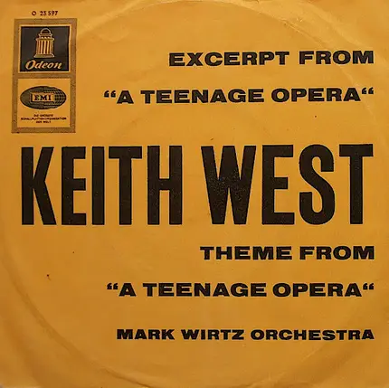 Keith West / Mark Wirtz Orchestra - Excerpt From "A Teenage Opera" / Theme From "A Teenage Opera"
