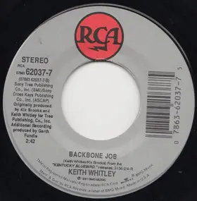 Keith Whitley - Backbone Job / Brotherly Love