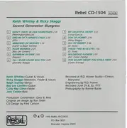 CD - Keith Whitley & Ricky Skaggs - Second Generation Bluegrass