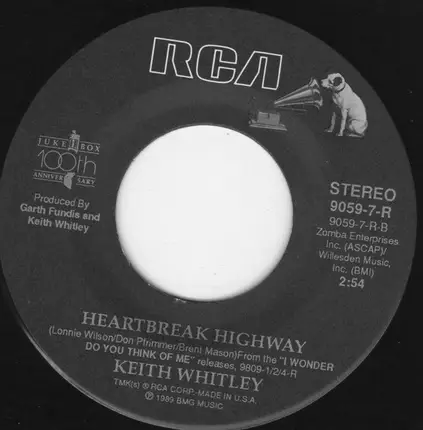 Keith Whitley - It Ain't Nothin' / Heartbreak Highway