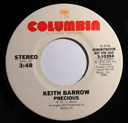 Keith Barrow - Precious