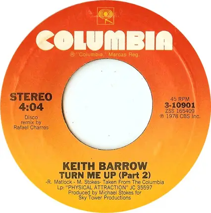 Keith Barrow - Turn Me Up