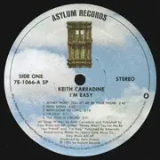 LP - Keith Carradine - I'm Easy
