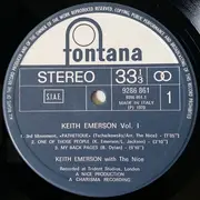 LP - Keith Emerson With The Nice - Keith Emerson With The Nice - Vol. 1