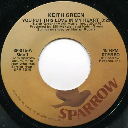 Keith Green - You Put This Love In My Heart