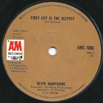 Keith Hampshire - First Cut Is The Deepest