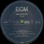 Double LP - Keith Jarrett / Gary Peacock / Jack DeJohnette - Tribute